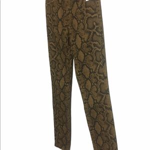 Zara pants animal print